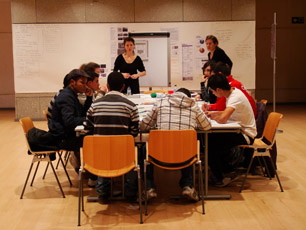 Youth workshop directed by architect Tania Magro Huertas 